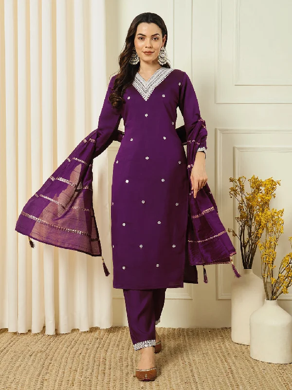 Purple Classy Designer Readymade Pant Suit With Embroidery WOrk Fashionable Button-Up Pants Purple Classy Designer Readymade Pant Suit With Embroidery WOrk Fashionable Button-Up Pants
