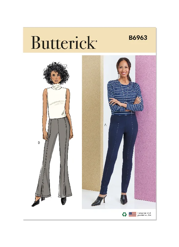 Butterick Pattern B6963 Misses Skirt Pants Slim Fit Casual Pants