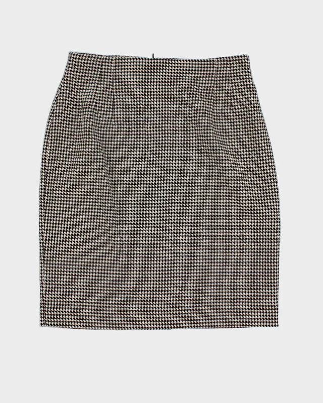 Vintage 90's Jones New York Plaid Wool Skirt - W:31 denim skirt classic