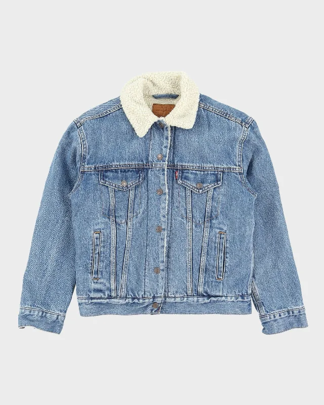 Levi's Big E Repro Fleece Lined Denim Jacket - M Mesh Jacket Canvas Jacket Denim Jacket Levi's Big E Repro Fleece Lined Denim Jacket - M Mesh Jacket Canvas Jacket Denim Jacket