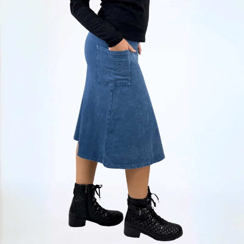 Alyssa Skirt Very Versatile Made in USA velvet skirt rich