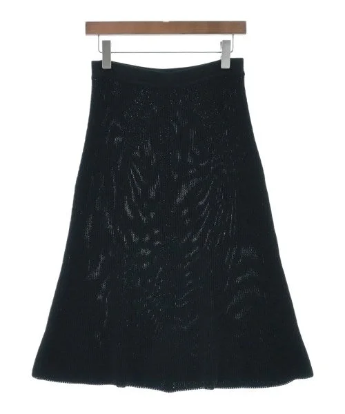 HERMES Knee length skirts linen skirt light
