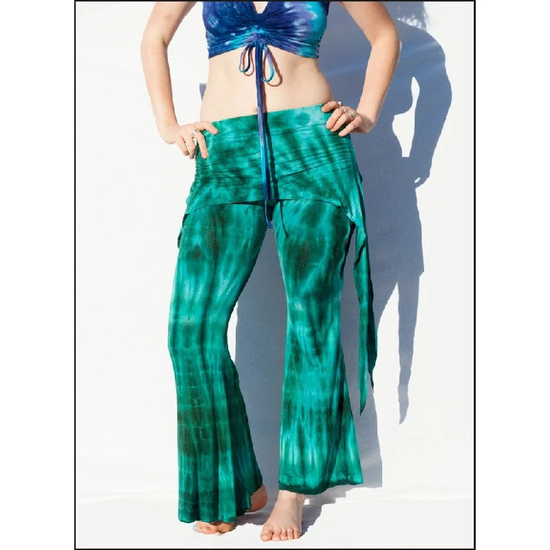 Bell Pants with Cut-outs Casual Skinny Fit Pants
