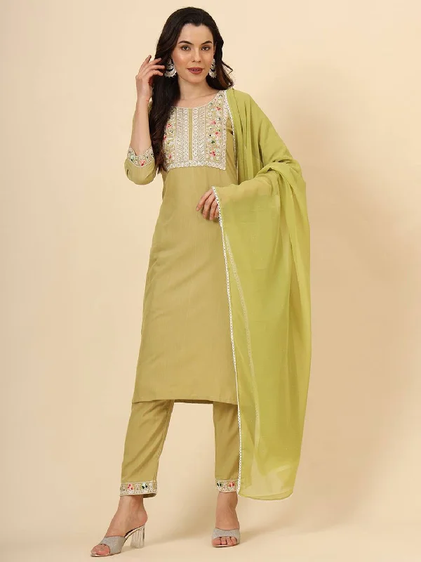 Lemon Yellow Trendy Designer Readymade Pant Suit With Embroidery Work Comfy High-Waist Jeans Lemon Yellow Trendy Designer Readymade Pant Suit With Embroidery Work Comfy High-Waist Jeans