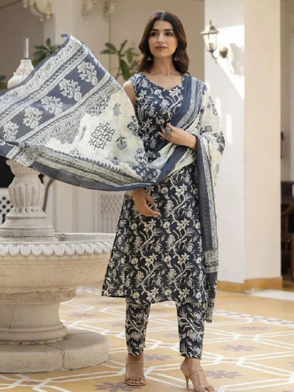 Multi Trendy Designer Readymade Pant Suit With Embroidery Work Casual Yoga Pants