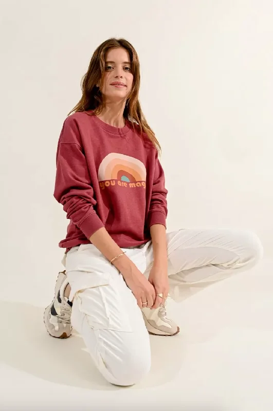 Molly Bracken - You Are Magic Sweater Cable Knit Ribbed Knit Lace Knit