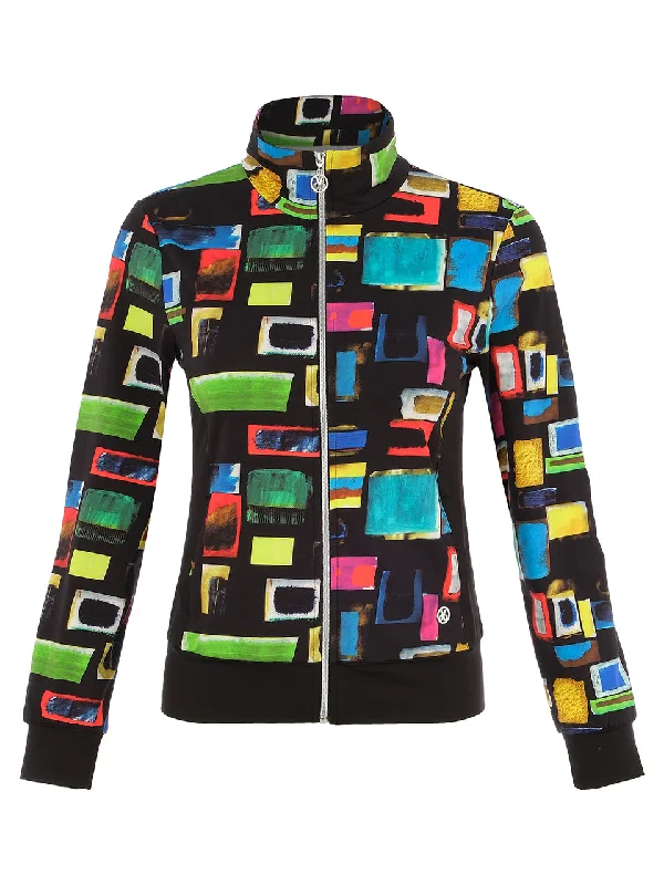 Dolcezza #35314 knit jacket Belted Jacket Elasticated Jacket Padded Jacket