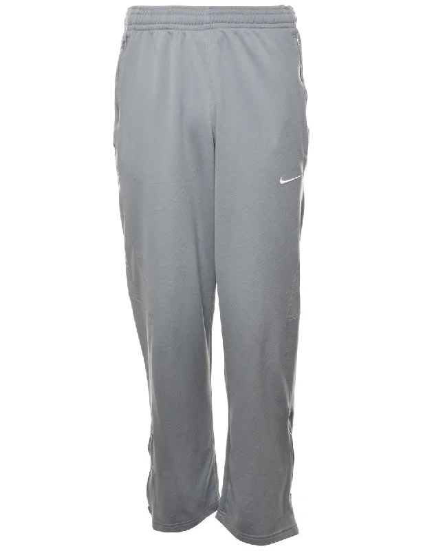 Nike Grey Classic Track Pants - W30 L30 Stretch Fit Pants