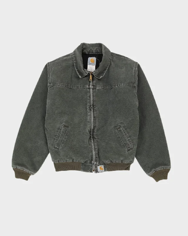 00s Carhartt Green Workwear Jacket - S Mesh Jacket Canvas Jacket Denim Jacket