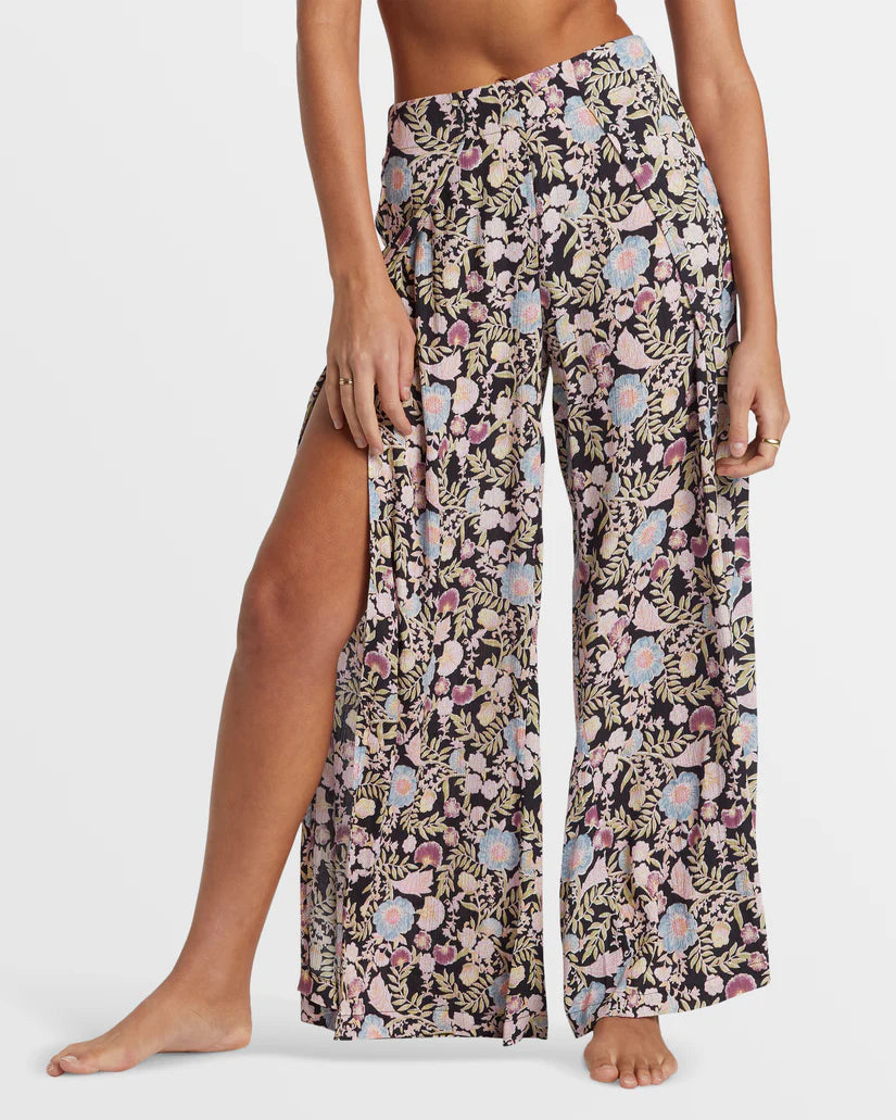 Split Spirit Floral Pants Classic Cropped Pants