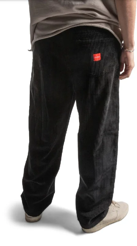 Chocolate Cord Pant Black Slim-Fit Khaki Pants