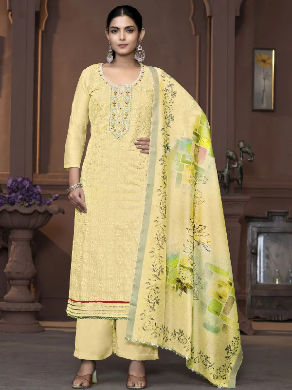 Yellow Designer Readymade Pant Suit With Printed Hand Work Fashionable Button-Up Pants Yellow Designer Readymade Pant Suit With Printed Hand Work Fashionable Button-Up Pants