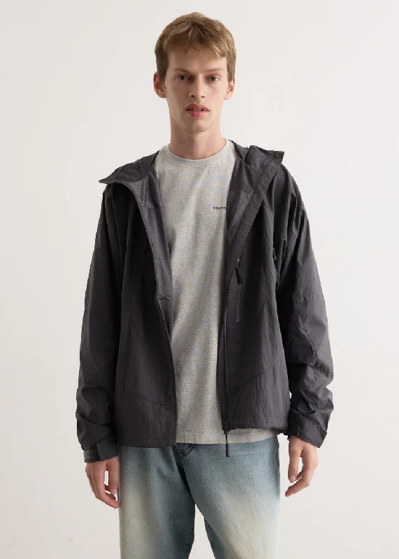 Hooded O Jacket Boat Neck Shawl Collar Notched Collar
