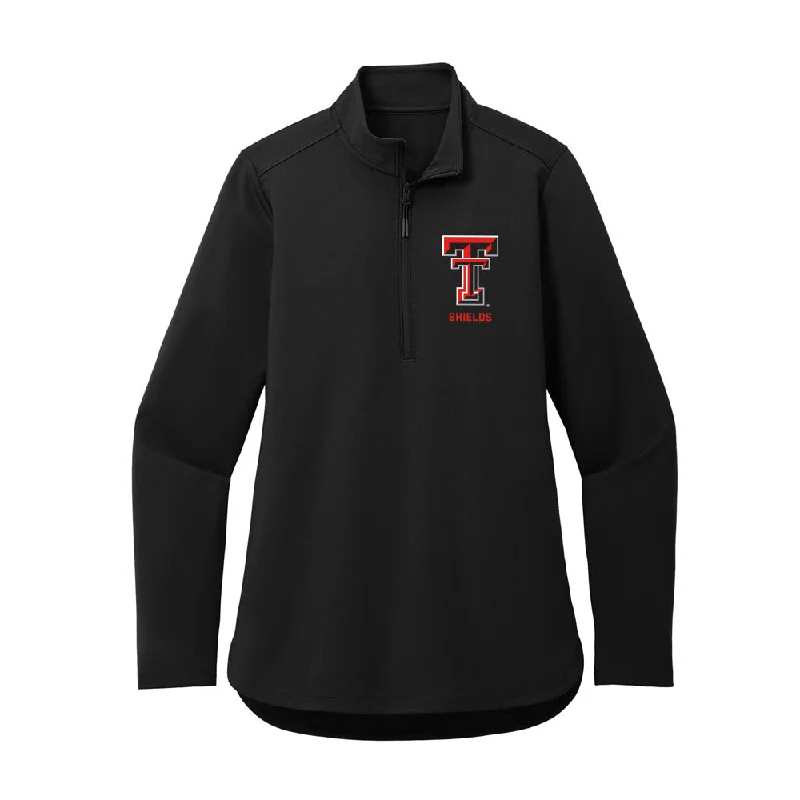 Texas Tech - NCAA Women's Cross Country : Libby Shields - Women's Premium Quarter Zip Jacket Quilted Jacket Puffer Jacket Insulated Jacket Texas Tech - NCAA Women's Cross Country : Libby Shields - Women's Premium Quarter Zip Jacket Quilted Jacket Puffer Jacket Insulated Jacket