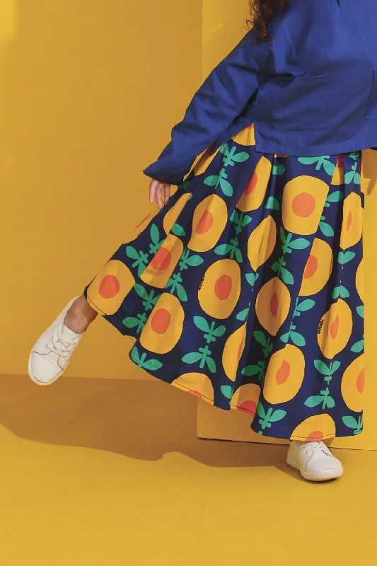 The Kurnia A-Line Skirt - Sinar linen skirt airy