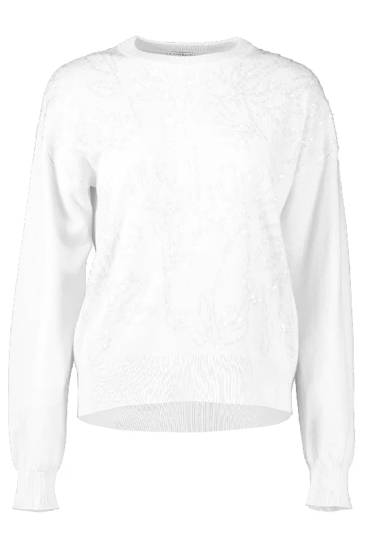 Dazzling Flower Embroidery Sweater Jersey Fabric Tulle Fabric Batik Fabric