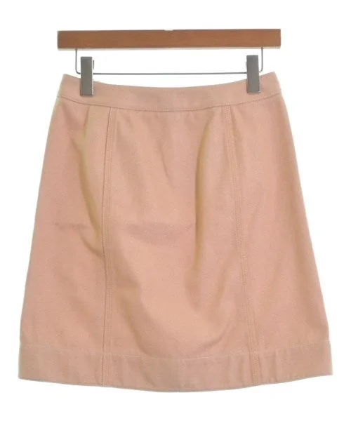 HERMES Knee length skirts cashmere skirt rich