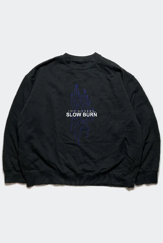 SLOW BURN SWEATER / PRESALE Striped Floral Plaid