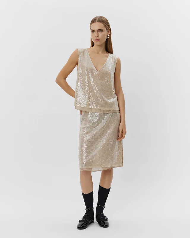 GEORGIASW SKIRT - Mix breathable skirt fabric