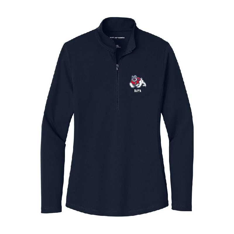 Fresno State - NCAA Women's Cross Country : Crystal Raya - Women's Lightweight Quarter Zip Jacket Hooded Jacket Caped Jacket Shawl Collar Jacket Fresno State - NCAA Women's Cross Country : Crystal Raya - Women's Lightweight Quarter Zip Jacket Hooded Jacket Caped Jacket Shawl Collar Jacket