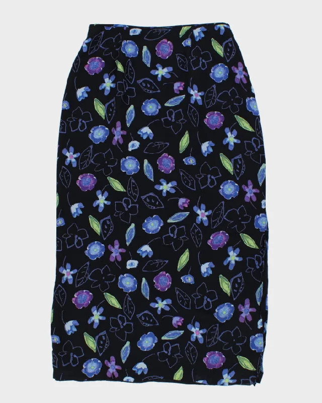 Vintage 90s/00s Sigrid Olson Sport Floral Maxi Skirt - M wrap skirt elegant
