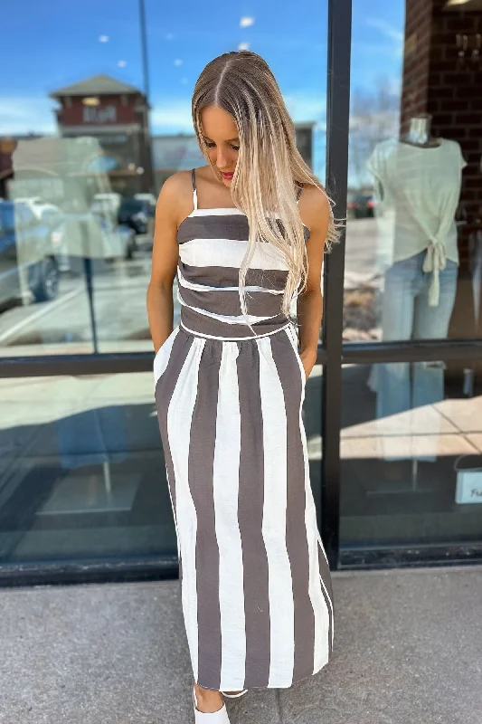 Positano Stripe Skirt/Top Set velvet skirt plush