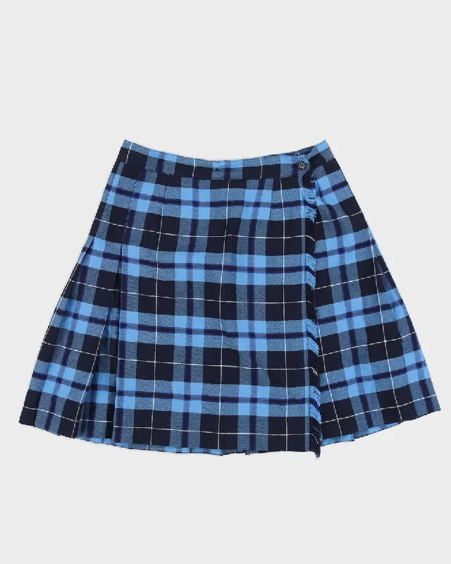 Vintage 90s Tartan Mini Skirt - M casual skirt length