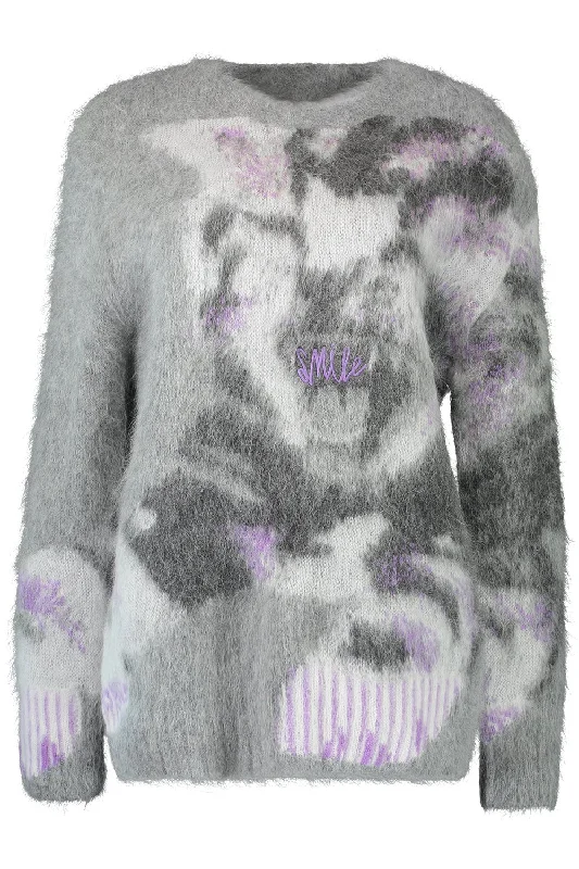 Kitten Graphic Sweater Knit Fabric Woven Fabric Fleece Fabric