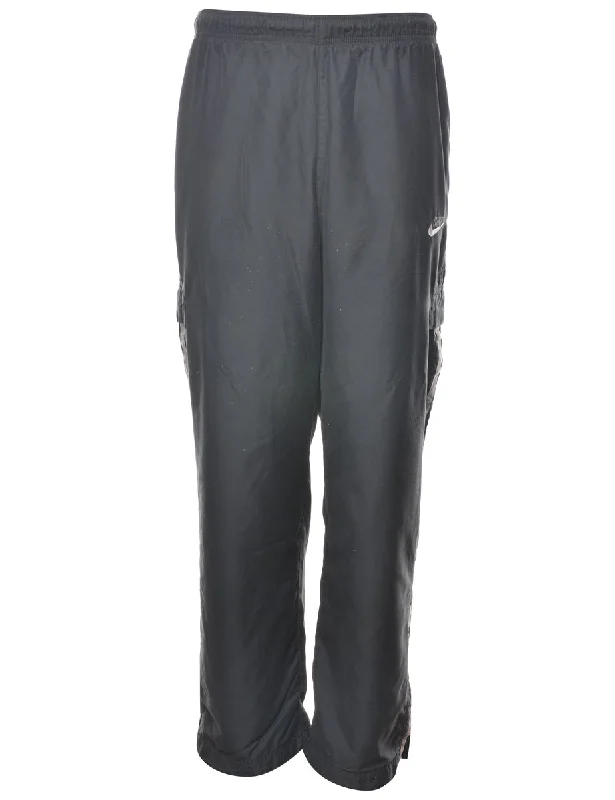 Nike Black Classic Track Pants - W36 L32 Trendy Palazzo Pants