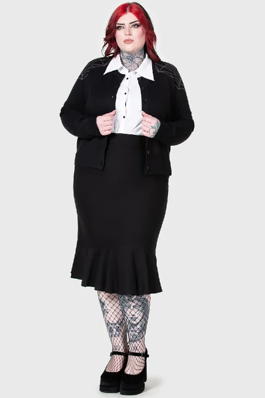 Royal Blast Skirt [PLUS] leather skirt durable