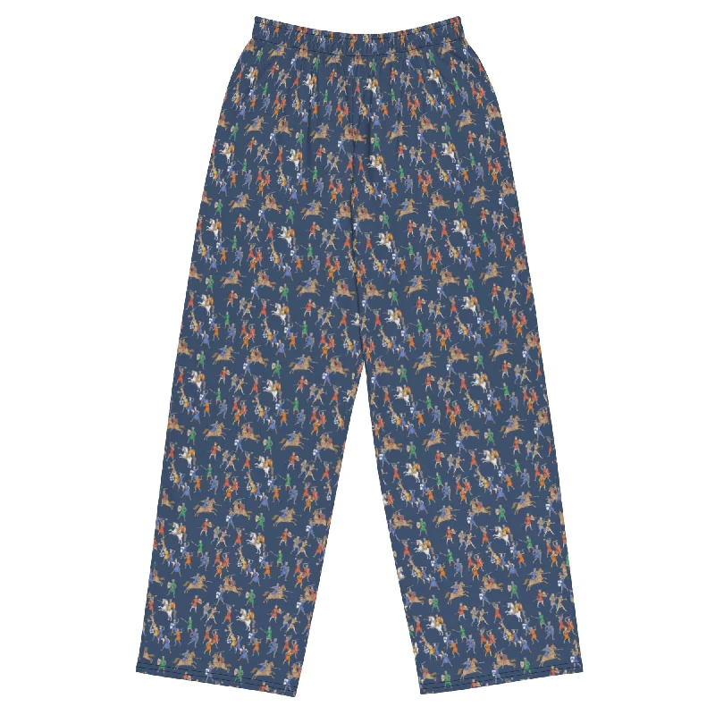 Medieval Battle Lounge Pants Casual Wide Pants