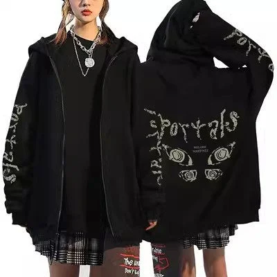 Men's And Women's Same Zipper Sweater Jacket Machine Wash Dry Clean Hand Wash