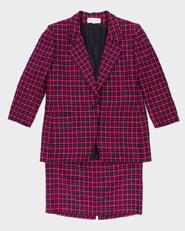 Vintage 90s Jessica Wool Skirt Suit - M mini skirt trendy