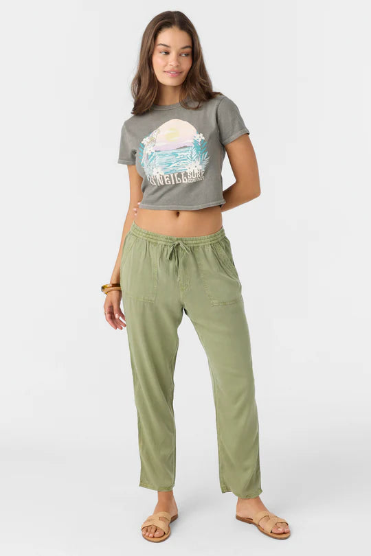FRANCINA TWILL PANTS Cozy Maternity Pants