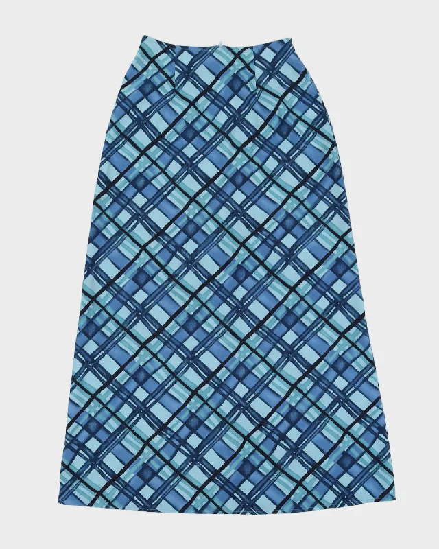 Vintage 90s Finally Printed Maxi Skirt - XS athletic skirt fit