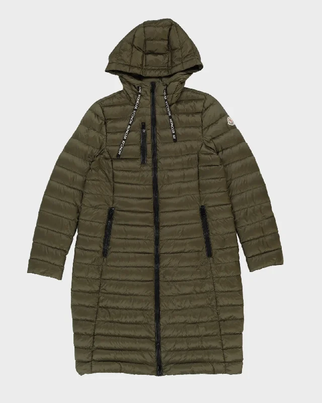 Moncler Hooded Long Puffer Jacket - S One-Shoulder Jacket Off-the-Shoulder Jacket Asymmetrical Jacket Moncler Hooded Long Puffer Jacket - S One-Shoulder Jacket Off-the-Shoulder Jacket Asymmetrical Jacket