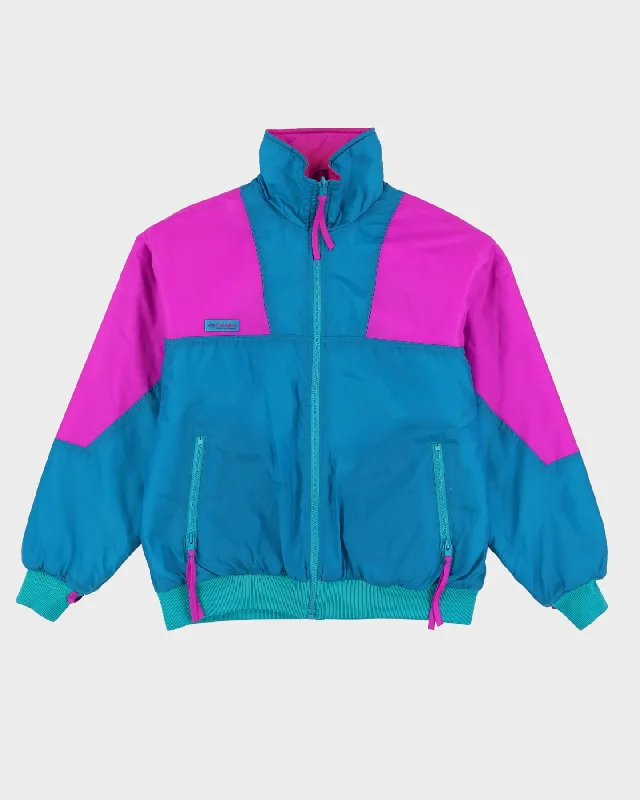 Vintage Columbia Multicoloured Ski Jacket - L Embroidered Jacket Appliqued Jacket Beaded Jacket Vintage Columbia Multicoloured Ski Jacket - L Embroidered Jacket Appliqued Jacket Beaded Jacket